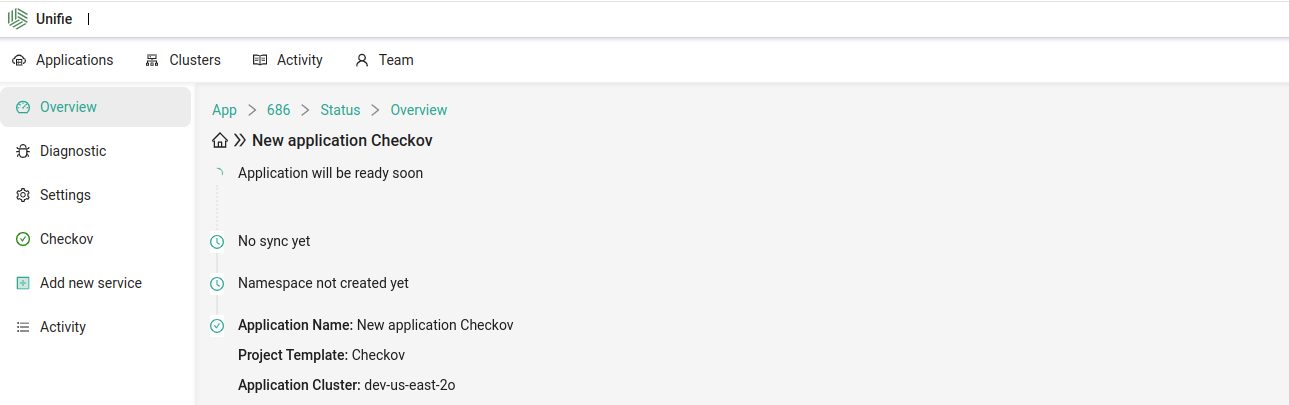 deploy application from catalog step 6